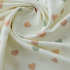 Fabric width 2.5m x 1.0m price / Two-color peach heart
