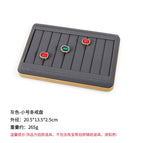 Gray-small ring plate 20.5*13.5cm / 1