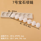 No. 7 gemstone necklace