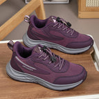 Purple women's model (spring mother's shoes for middle-aged and young people, soft soles and non-tiring walking sneakers) / 34