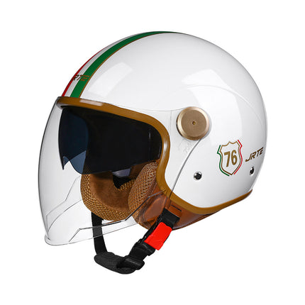 3c certified motorcycle helmet electric car helmet Harley universal battery car Four Seasons universal personality half helmet
