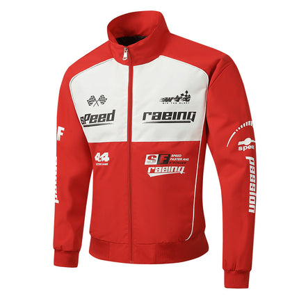 2025 New Men's Motorcycle Clothing European Size Motorcycle Clothing Cross-Border Exclusive Motorcycle Clothing Racing Clothing Men's Leather Jacket