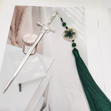 Sword water drop hairpin advanced sense new Chinese style hairpin antique Chinese clothing hair accessories hair pin