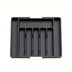 Black knife and fork storage box