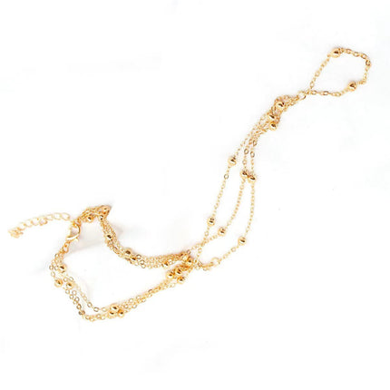 Internet Celebrity Pure Desire Style Sexy Foot Chain for Women Super Immortal Temperament Simple High-end Feeling Foot Chain Wearing High-heeled Shoes