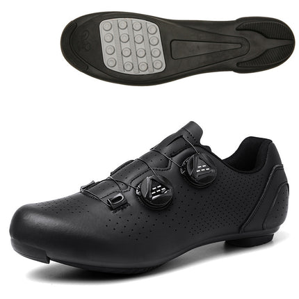 T168 Cross-border New Lockless Cycling Shoes Men's Road Car Lock Shoes Breathable Bicycle Shoes Non-lock Mountain Bicycle Shoes