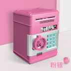 Pink password piggy bank [small door] english color box