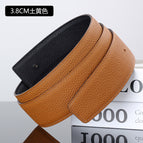 3.8 black/earthy yellow (double-sided litchi pattern car line) / 105cm