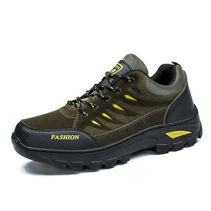 Mountaineering Sports Men's Shoes Outdoor Sports Leisure Waterproof Non-slip Construction Site Work Labor Protection Shoes Warm Cotton Trendy Shoes