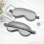 Simulated silk strap gray