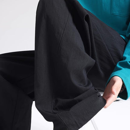 Men's Pants Spring and Autumn 2026 New Style Long Straight-Leg Pants Loose Wide-Leg Sports Pants Sweatpants Men's Casual Pants