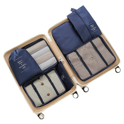 Travel Storage Bag Split Bag Multi-functional Clothes Luggage Fit Bag Seven-piece Set Compressible Storage Bag