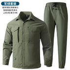 B summer quick-drying elastic suit button version Army Green / 165