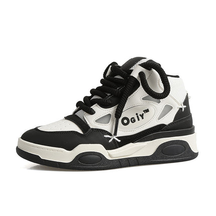 Casual Sneakers, Trendy Brand Sneakers, High-Top Sneakers for Teenagers, Niche Height-Increasing Sports Sneakers, Casual and Versatile