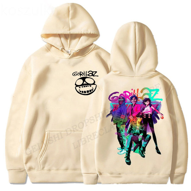 [Cross-border European Code] Gorillaz Hoodie Men Women Fashion Hoodie