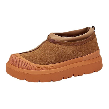 Wang Yibo Same Style Tasman Snow Boots Women's Winter Sheepskin One-piece fleece-lined Thick Warm Thick-bottom Cotton Boots