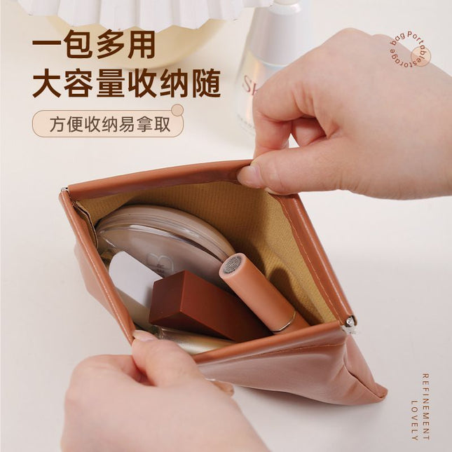 Automatic Closing Tight-Mouthed Earphone Data Cable Portable Charger Power Bank Shrapnel Portable