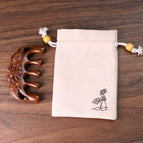 Lotus fish massage comb lotus linen bag