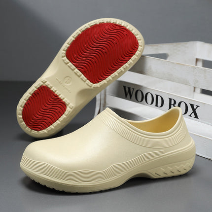 Wholesale Chef Shoes Waterproof, Non-Slip, Waterproof, Four-Season Wear, Canteen Hotel Special Kitchen Work Shoes, High-End Labor Protection Shoes