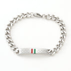 Steel color bracelet