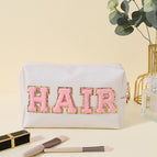 Letter style - beige hair / Customizable colors, custom sizes, custom printing
