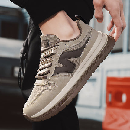 sneaker Men's 2025 New Mesh Breathable Casual Shoes Trendy All-match Forrest Gump Shoes N-word Campus Style Jogging Shoes