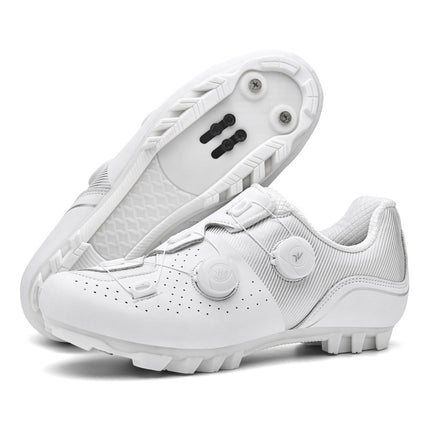 Cycling Shoes Outdoor Riding Shoes Non-Lock Rubber Sole Road Sole Mountain Sole Outdoor Cross-Border Popular Double Buckle Lock Shoes