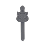 Magnetic silicone bookmark-grey