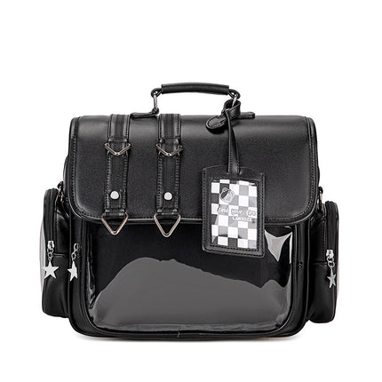 Xiaozhong College Pain Layer Backpack Single Shoulder Bag Crossbody Bag Commuter Large Capacity JK Uniform Guwa Pain Bag