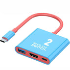 Three-in-one (switch second generation 4k60hz) blue and red