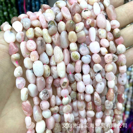 8-10mm natural stone loose beads amethyst agate straight hole gravel diy jewelry accessories amorphous beads