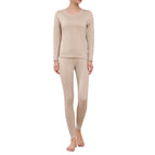 [Wool silk] Hemming suit-female skin color / L