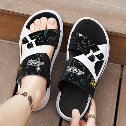 Men's Sandals for Summer 2025, New Model for Outdoor Wear, Durable Vietnamese Beach Slippers, Dual-Purpose for Sports and Driving