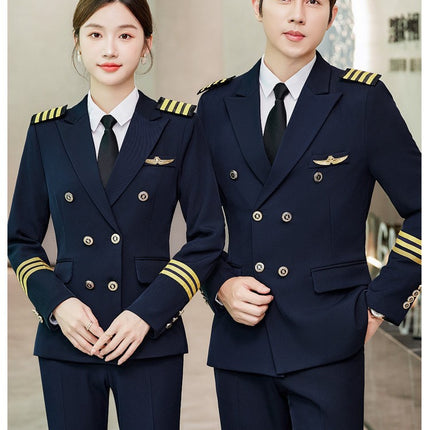 Men's Security Uniform Professional Attire Manufacturer Property Concierge Security Spring and Autumn Long-Sleeved Workwear Suit Security Workwear