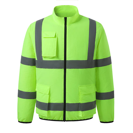 New Summer Fan Clothes Construction Site Cooling Air-Conditioning Clothes Outdoor Reflective Strip Air-Conditioning Clothes Men's Style with Fan