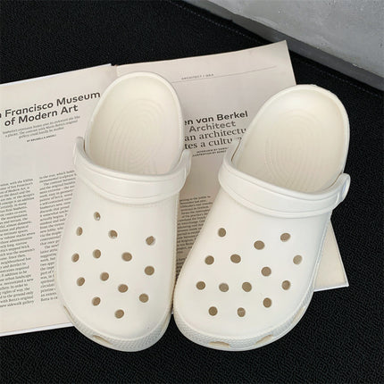 silver Cave Shoes Niche Fashionable All-match EVA Material Lightweight Comfortable Non-slip Deodorant Outwear Lovers