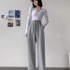 Light gray-spring and autumn style [high quality] / S
