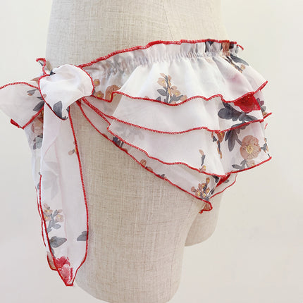 Antique Hanfu Men's Childe Jade Milk Dog Bilateral Open Strap for Men and Women Comfortable Triangle Mid-Waist Underwear