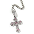 Silver pink (send 3mm24inch twist chain)