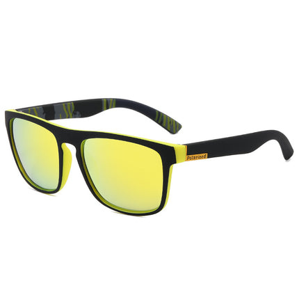 Polarized Elastic Paint Real Film Sunglasses Outdoor Beach Men's Sunglasses Fishing Mountaineering Glasses Anti-UV New