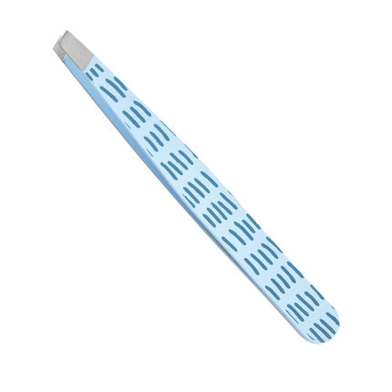 Tweezers for False Eyelashes, Slanted Tip 96, Eyebrow Clip, Spray-Painted Eyebrow Tweezers, Slanted Angle Hair Removal Clip, Printed Design