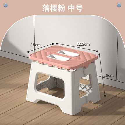 Thickened Plastic Foldableing Stool for Home Outdoor Portable Foldableing Chair for Adults and Kidsren Portable Small Bench Camping Style Maza