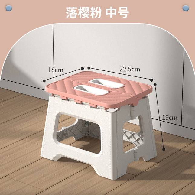 Thickened Plastic Foldableing Stool for Home Outdoor Portable Foldableing Chair for Adults and Kidsren Portable Small Bench Camping Style Maza