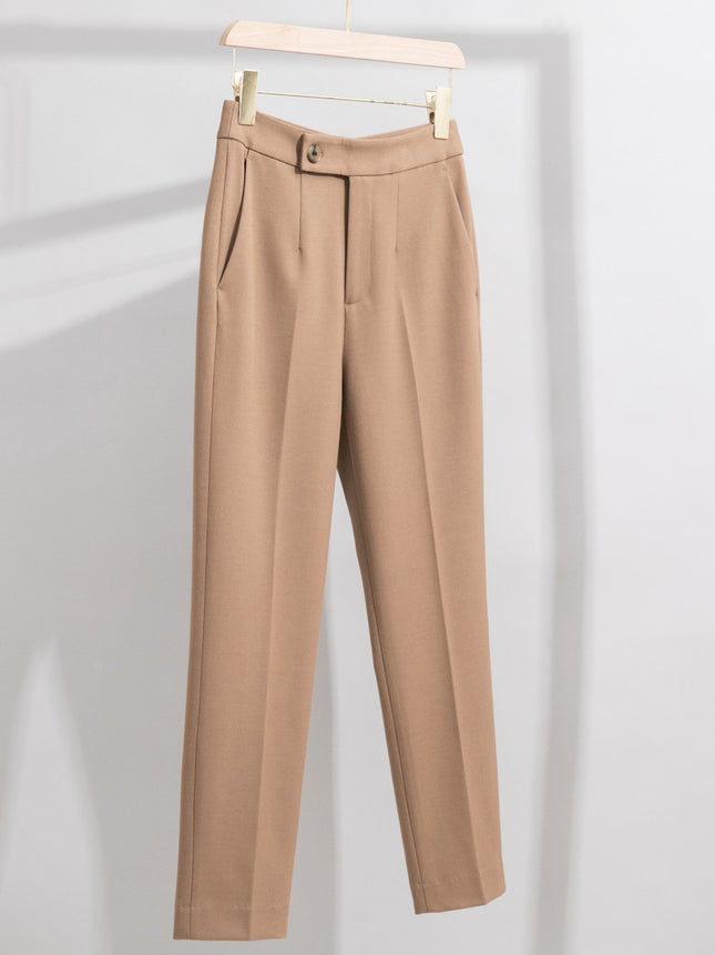 Special deal brand new women's leggings suit pants slim fit slim pants women's high-end slim spring and autumn