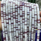 2x6mm (about 150 pieces) / White purple