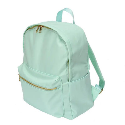 High quality simple backpack in stock waterproof backpack leisure bag large capacity school nylon storage bag