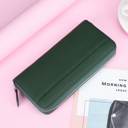 Accordion Card Holder Coin Purse Large Capacity Clutch Anti-Theft First Layer Cowhide Multi-Functional Japanese-Style Card Slot