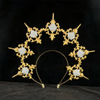 Golden tip outward + angel