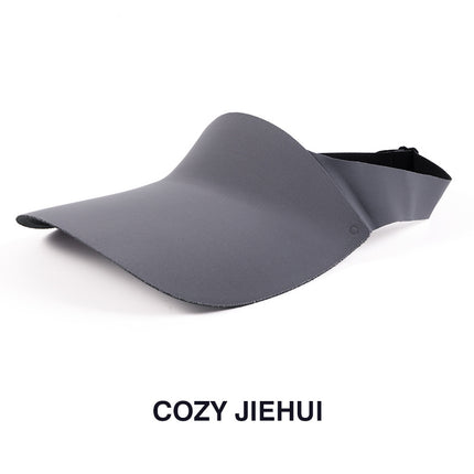 Traceless Sunscreen Hat Women's Foldable Empty Top Hat Summer Anti-UV Big Brim Sun Hat Student Sun Hat