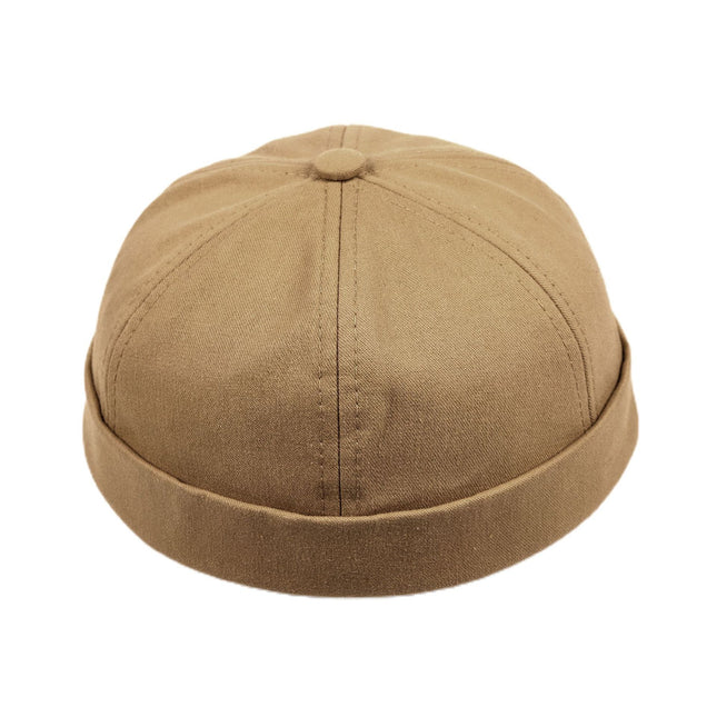 Japanese Style Melon Skin Hat Beanless Floor Hat Women's Spring and Autumn Yapi Street Retro Hat Tooling Thin Melon Skin Hat Men's